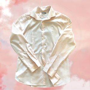 Michael Kors slim fit dress shirt- peachy colour